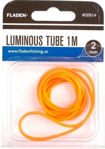 Трубка силіконова флуоресцентна Fladen Lumnios tube Orange 1m 2mm