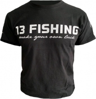 Футболка 13 FISHING Make your own luck T-Shirt - Black