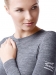 Термофутболка женская с длинным рукавом NORVEG Soft серый меланж