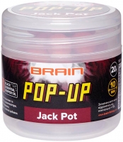 Бойлы плавающие BRAIN Pop-Up F1 Jack Pot (копченая колбаса) 10mm 20g