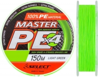Шнур SELECT Master PE 150m 0.08mm 11kg Light Green