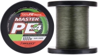 Шнур Select Master PE 1000m 0.36mm 42kg Dark Green