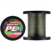 Шнур Select Master PE 1000m #3.75/0.32mm 81lb/37kg Dark Green