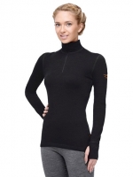 Термофутболка женская с длинным рукавом NORVEG Hunter (black)
