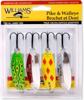 Набор блесен Williams Pike and Walleye Kit 4-Pack - 6.7cm 14.2g (набор 4шт.)