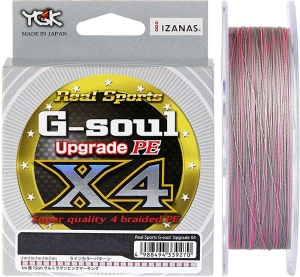 Шнур YGK G-Soul X4 Upgrade 200m #0.6/12lb /Satellite silver