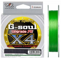 Шнур YGK G-Soul X4 Upgrade 150m #0.4/8lb /Light Green