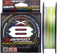 Шнур YGK X-Braid Upgrade X8 Pentagram 200m #0.8/0.148mm 16lb/7.3kg Multicolor