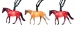 Гирлянда River's Edge Horse Light Set