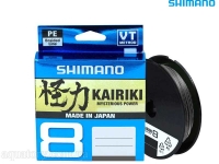 Шнур SHIMANO KAIRIKI 8 PE 150m #0.125/0.06mm 5.3kg Steel Gray