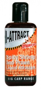 Ароматизатор DYNAMITE BAITS Spicy Shrimp and Prawn Liquid, 250ml