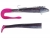 Силиконовая приманка BALZER Adrenalin Arctic Eel Black Silver-glitter with pink tail 30cm 400g