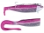 Силиконовая приманка BALZER Adrenalin Arctic Shad Pink Silver Glitter, tail in silver glitter 24cm 400g
