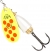 Блесна Blue Fox Vibrax UV BFU2-YOPU #2 6g Yellow Orange Pearl UV (YOPU)