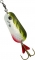 Блесна DAM Effzett Standart 16g 45mm Olive/chartreuse tiger UV