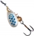 Блесна Mepps Comet Decoree - Silver/Blue dots 1