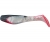 Силикон Relax Kopyto 3 Red Tail 3"/7.5cm (10шт/уп) #S032R Black/White Pearl-silver Glitter