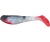 Силікон Relax Kopyto 3 Red Tail 3"/7.5cm (10шт/уп) #S044R Black/Blue Pearl-silver Glitter