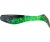 Силикон Relax Kopyto 3 Red Tail 3"/7.5cm (10шт/уп) #S070R Black/Transparent lime-silver glitter