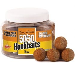 Бойлы насадочные DYNAMITE BAITS 50/50 Tiger Nut & Banana 15mm