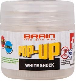 Бойлы плавающие BRAIN Pop-Up F1 White Shock (белый шоколад) 12mm 15g
