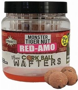 Бойлы нейтральной плавучести DYNAMITE BAITS Monster Tiger Nut Red-Amo Cork Ball Wafters 15mm