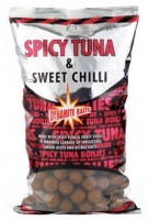 Бойлы тонущие DYNAMITE BAITS Spicy Tuna & Sweet Chilli S/L 20mm, 1kg