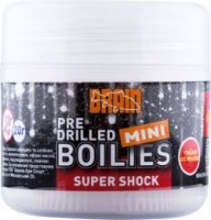 Бойлы тонущие насадочные BRAIN Super Shock pre drilled mini boilies 10mm 20g