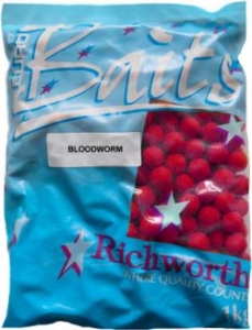 Бойлы тонущие RICHWORTH Euro Bloodworm 20mm 1kg