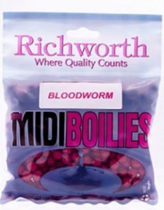 Бойлы тонущие RICHWORTH Midi Boilies Bloodworm 10mm, 225g