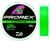 Шнур Daiwa Prorex UL Braid PE 135m #0.4/0.10mm 6lb/2.80kg Chartreuse