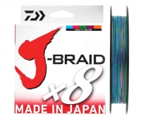 Шнур Daiwa J-Braid X8 150m #1.5/0.18mm 26.5lb/12.0kg Multi Color