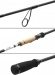 Спиннинг DAM Cult-X Light Spin 1.65m 1-8g Tubular Tip Fast 2pcs
