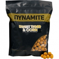 Бойли тонучі DYNAMITE BAITS Boilies - Sweet Tiger & Corn, 1kg