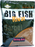 Прикормка DYNAMITE BAITS Big Fish River Groundbait - Shrimp & Krill 1.8kg