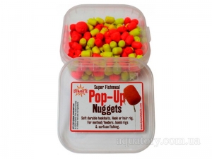 Пеллетс насадочний плаваючий DYNAMITE BAITS Pop-Up Nuggets Yellow/Red