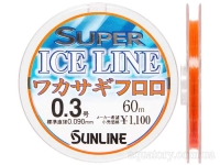 Леска флюорокарбоновая SUNLINE Ice Line Wakasagi 60m #0.3/0.090mm