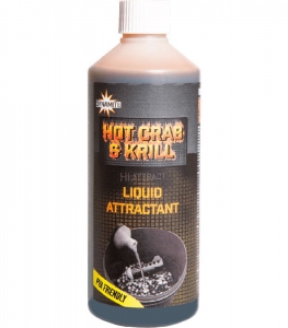 Ліквід DYNAMITE BAITS Liquid Attractant - Hot Crab & Krill, 500ml