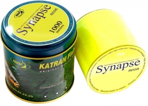 Леска Katran Synapse Neon 1000m 0.331mm 8.10kg/17.85lb Neon-Yellow