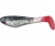 Силікон Relax Kopyto 2 Red Tail 2"/5cm (15шт/уп) #S032R Black/White Pearl-Silver Glitter