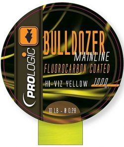 Леска PROLOGIC BULLDOZER FLUOROCARBON COATED MONO 1000m 0.31mm 12lbs Fluo Yellow