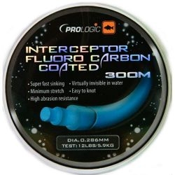Леска флюорокарбоновая PROLOGIC Interceptor Fluoro Carbon Coated 300m 0.405mm