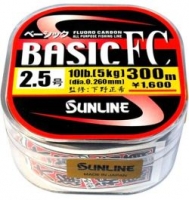 Леска флюорокарбоновая SUNLINE Basic FC 300m #2.0/0.235mm 8lb/4kg