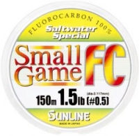Леска флюорокарбоновая SUNLINE Saltwater Special Small Game FC 150m #0.5/0.117mm