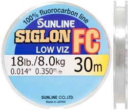 Леска флюорокарбоновая SUNLINE Siglon FC 30m 0.33mm
