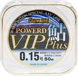 Леска SUNLINE Powerd Ayu Vip Plus 50m #0.15/0.065mm