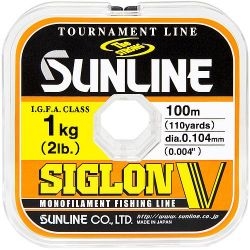 Леска SUNLINE Siglon V 100m #0.4/0.104mm