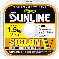 Леска SUNLINE Siglon V 100m #0.6/0.128mm