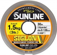 Леска SUNLINE Siglon V 30m #0.6/0.128mm Mist Green