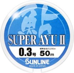 Леска SUNLINE Super Ayu II 50m #0.3/0.09mm